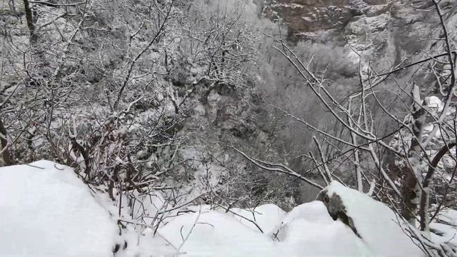 Крым. а/д Белогорск-Приветное, трассе быть! Зима в Крыму смотреть онлайн