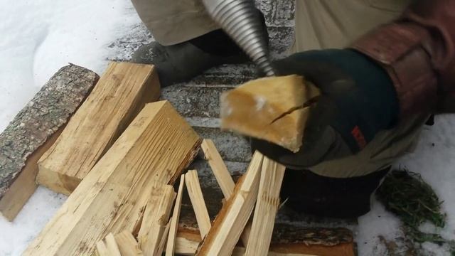 Дровокол винтовой ручной смотреть онлайн