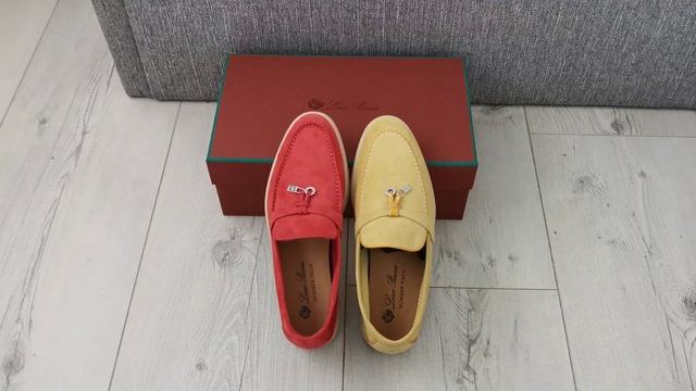 Unboxing Loro Piana Summer Charms Walk Moccasin смотреть онлайн