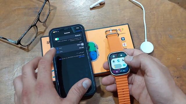 ربط ساعة x9 ultra بالهاتف ⌚ لإستقبال الإشعارات والرسائل والمكالمات | شرح wearfit pro смотреть онлайн
