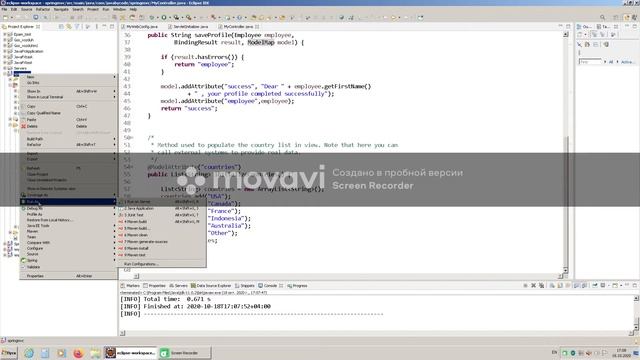 Проблема со Spring MVC java смотреть онлайн