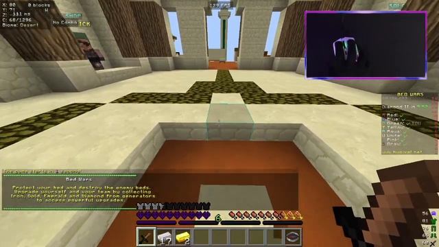 Bedwars ASMR HANDCAM! (Glorious Model O + Hyperx Alloy Origins Core) смотреть онлайн