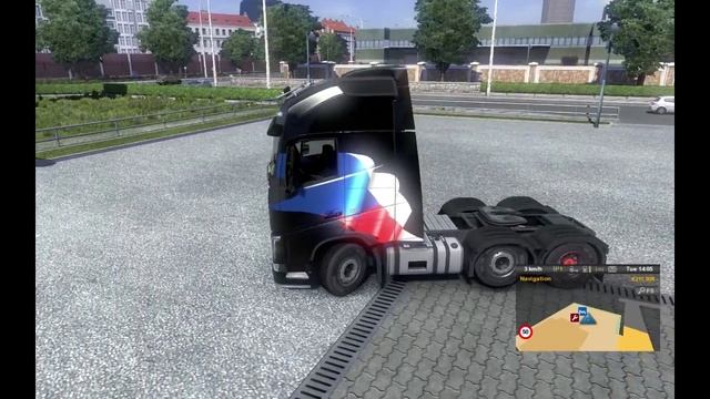 ETS2 – Turning radius tests (all basic chassis types) смотреть онлайн