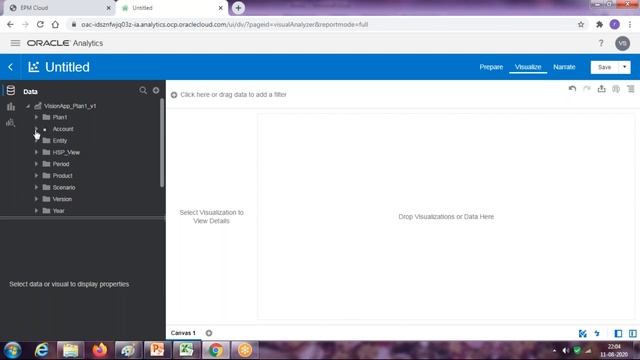 Planning Data Visualization Using OACS | Oracle Analytics Planning Data Visualization | BISP OACS смотреть онлайн
