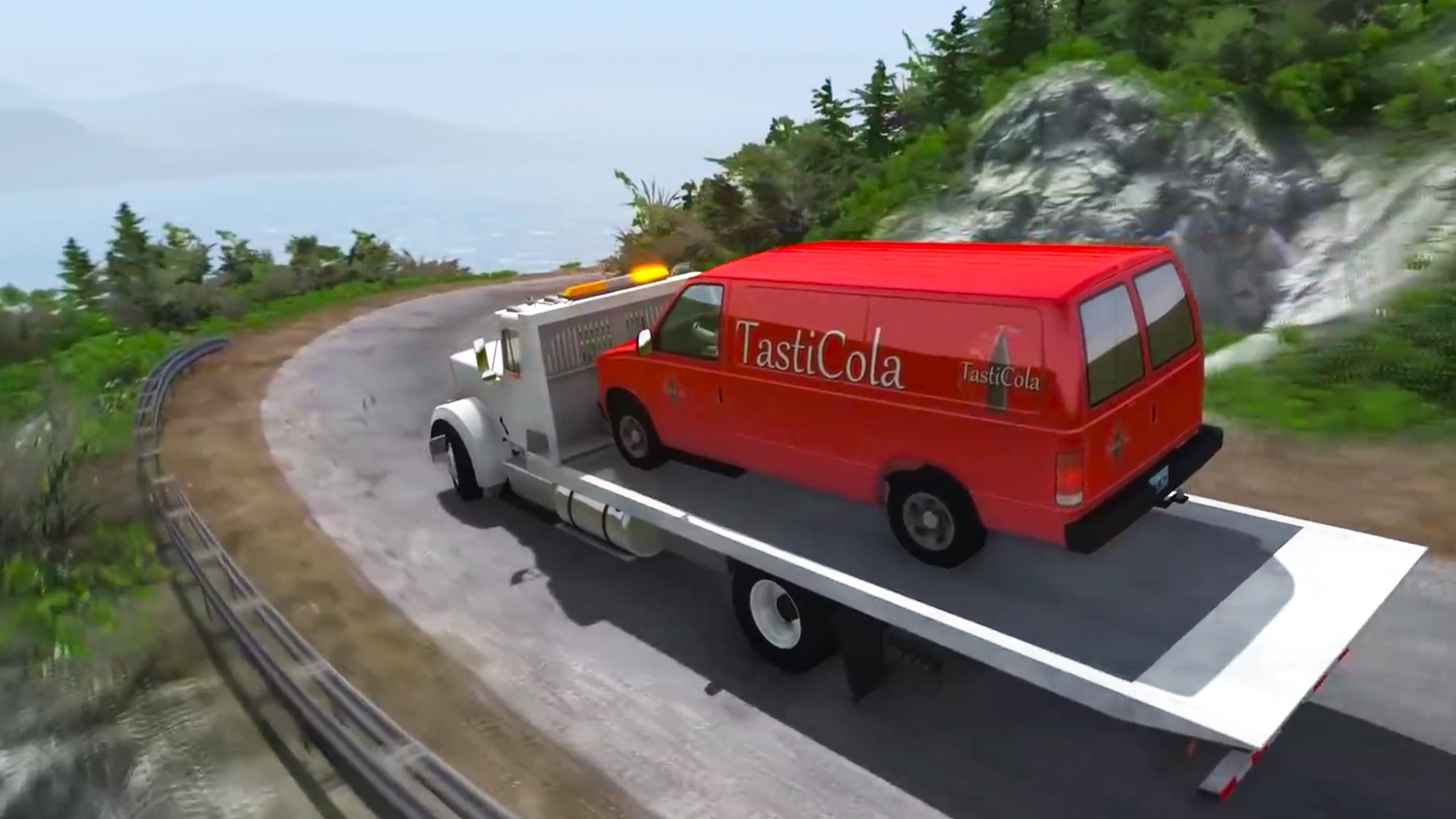 Beamng drive - Падение с обрыва 26 | HITGAMEZ