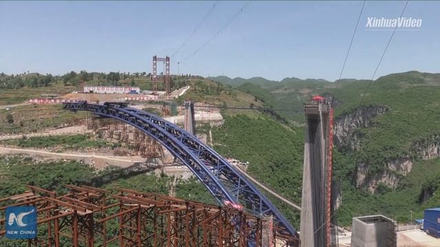 Xixi River bridge, China's new engineering wonder in railway construction смотреть онлайн