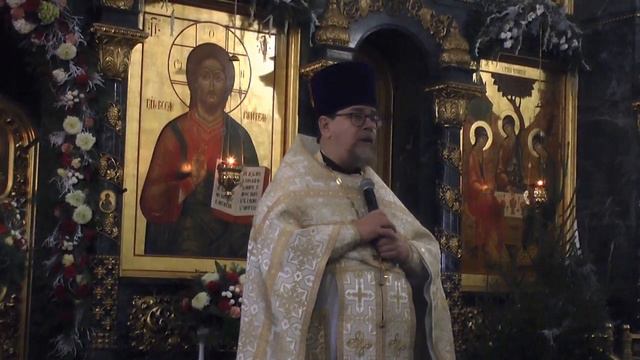 Проповедь иерея Коснтанина Корепанова на Божественной литургии 8 января 2023 года смотреть онлайн