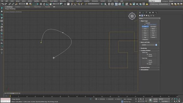 Работа со сплайнами: как сделать сплайн-линию | Уроки 3ds Max смотреть онлайн