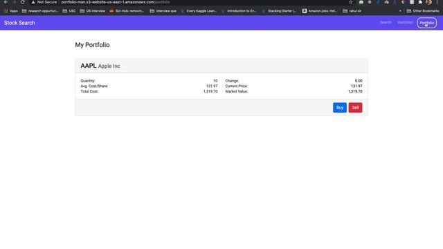 Portfolio Management - Angular, NodeJs смотреть онлайн