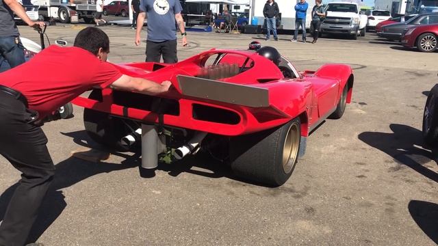 FERRARI 512 S SPYDER, 1970 CAN-AM, EDMONTON start up смотреть онлайн