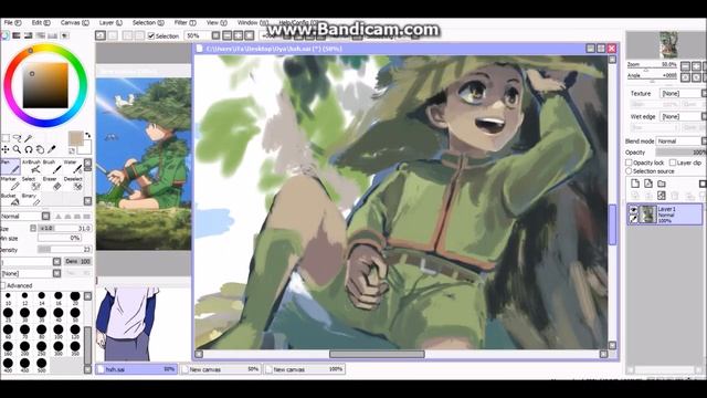 Hunter X Hunter Speedpaint on SAI - Gon and Killua смотреть онлайн