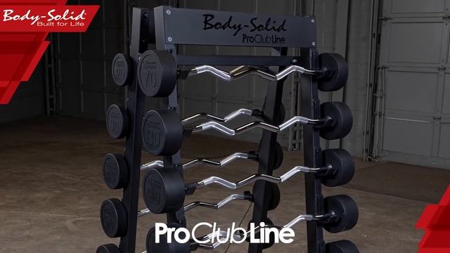 Body-Solid SBBR100 Fixed Weight Barbell Rack смотреть онлайн