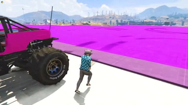 КАК ДАЛЕКО ОГРОМНЫЙ ТРАКТОР БЕЛАЗ СМОЖЕТ ЗАБРАТЬСЯ ПО СТУПЕНЬКАМ ЛЕСТНИЦЫ? ЭКСПЕРИМЕНТЫ ГТА 5 смотреть онлайн