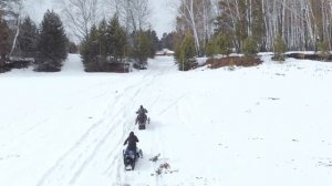 Stels Капитан против Sharmax SN210. Сравнение и тест-драйв снегоходов.