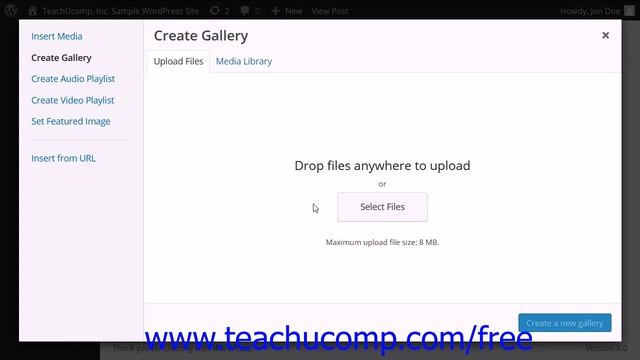 WordPress 4.0 Training Tutorial Adding an Image Gallery смотреть онлайн