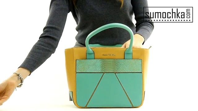 Сумка Fiato 3922 python beige turquoise смотреть онлайн