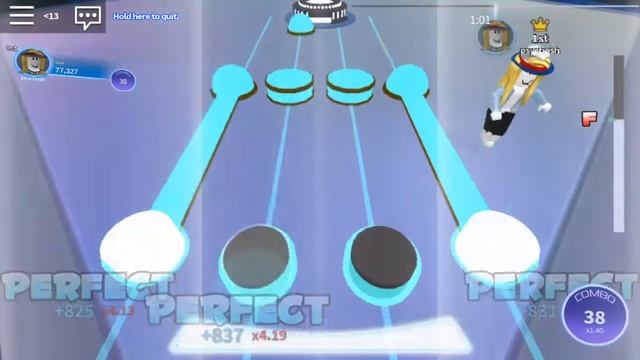 Never Gonna give you up (DJ BBQ Remix) | Robeat | Miss 18 | Accuracy 79.63% | Roblox смотреть онлайн