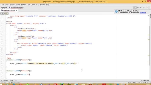 php mysqli insert update delete display and search operation смотреть онлайн