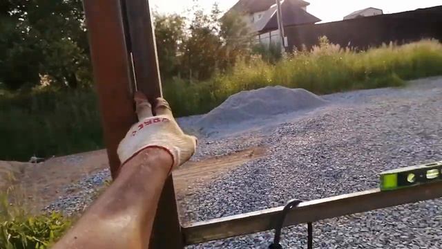 Делаем калитку из профильной трубы смотреть онлайн