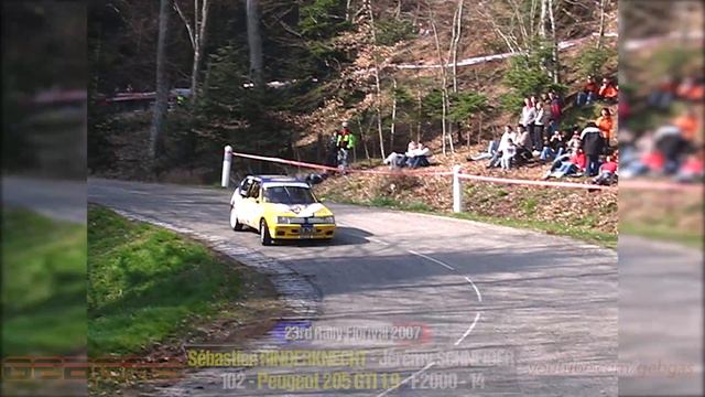Peugeot 205 GTI 1.9 - Sébastien RINDERKNECHT - RALLY - 2007 - Florival + Jérémy SCHNEIDER смотреть онлайн