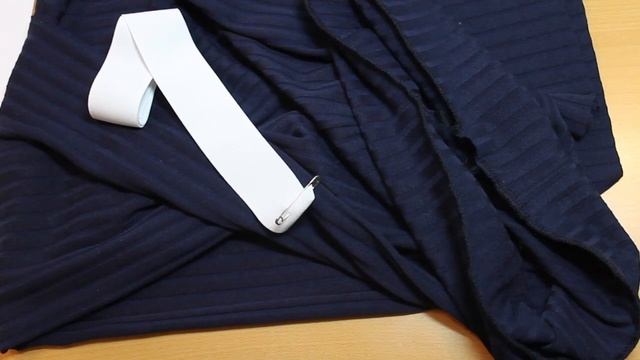 Как сшить трикотажные брюки без выкройки. Брюки свободного кроя из лапши. DIY. AnnaKalina. смотреть онлайн