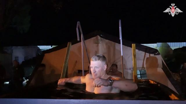 Крещение Господне на российской авиабазе Хмеймим в Сирии смотреть онлайн