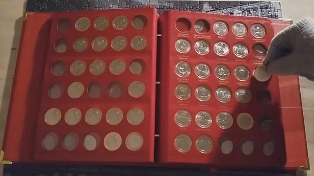 Пополняем альбом коллекционеръ 10 рублёвыми биметаллическими монетами смотреть онлайн