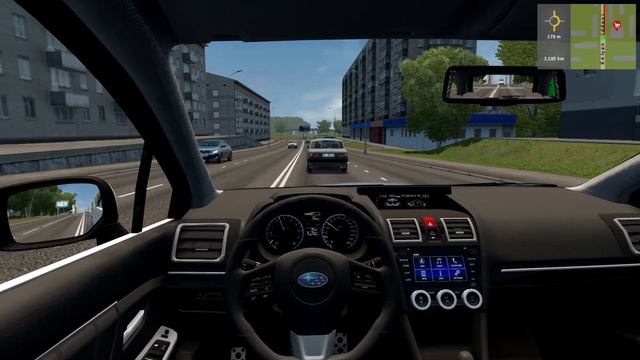 City Car Driving - Subaru Levorg - Driving in Traffic смотреть онлайн
