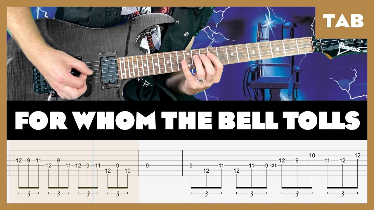 Metallica - For Whom the Bell Tolls - Guitar Tab | Lesson | Cover | Tutorial смотреть онлайн