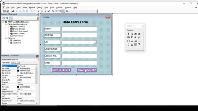 Excel VBA UserForm | Save Button | Advanced Excel смотреть онлайн