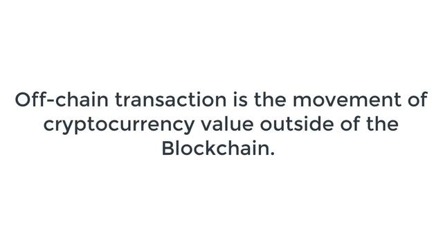What is the difference between On-chain and Off-chain transactions? смотреть онлайн