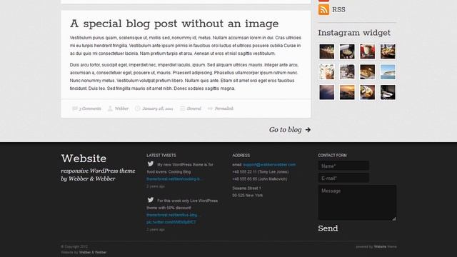 Website - Responsive WordPress Theme смотреть онлайн