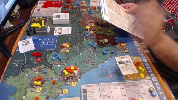 FIRE IN THE LAKE Solo Play All Factions Setup and Part1 Full Game