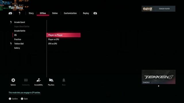 Tekken 8 E5 2696 V3 e RX 5700 XT 2.5k Ultra 60 FPS смотреть онлайн