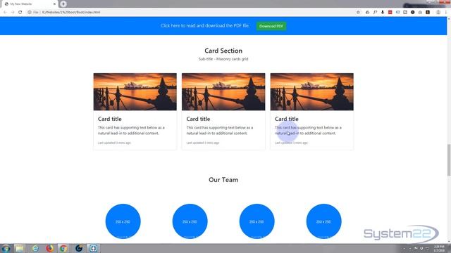 Bootstrap 4 Blueprints Card With Top Image смотреть онлайн