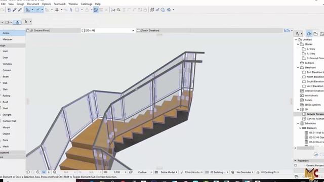 How to create different types of stairs in Archicad22. #GRAPHISOFT #Archicad #stairs #MJCdesigns смотреть онлайн