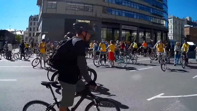 Запись экшн камерой - III ежегодный Московский Велопара