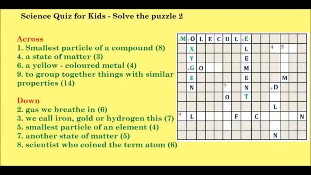 Word Games Science Quiz Solve the puzzle in Living Science YouTube 360p смотреть онлайн