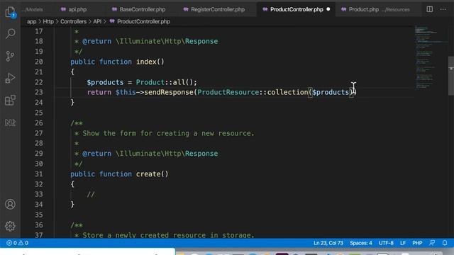 45 Laravel 6:7:8 PHP | Project RESTful API смотреть онлайн