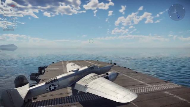 XA-38 and P-39Q-5 Carrier Landings | War Thunder смотреть онлайн