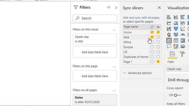 Sync slicer in power bi (Urdu/Hindi) - 22 (Power BI Training) смотреть онлайн