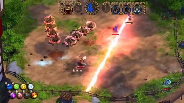 Magicka - 1 Veteran vs 3 New Players, Training Grounds смотреть онлайн