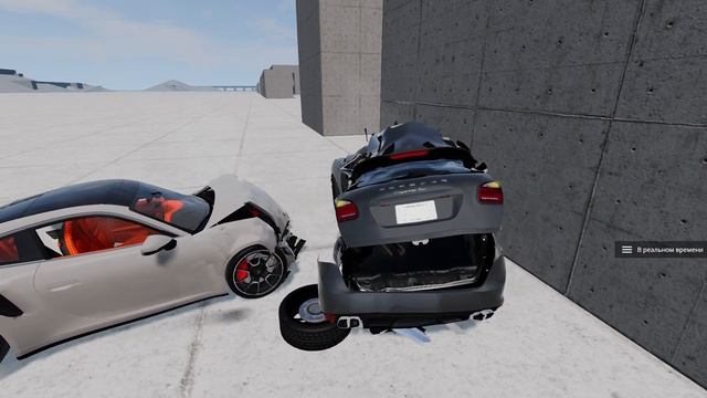 ?#porschecayenneturbo - VS #porsche911 -- 250 KM/H ?| #beamngdrive #crash смотреть онлайн