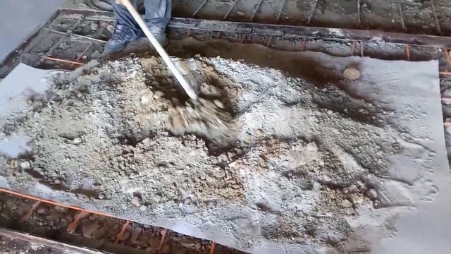 Цементный пол в гараже: ленивый метод смотреть онлайн