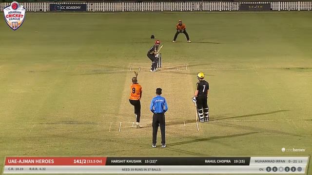 Ajman Heroes Vs Seven Districts I LIVE I Match No. 24 I Pool B I ICCA ARABIAN CRICKET LEAGUE