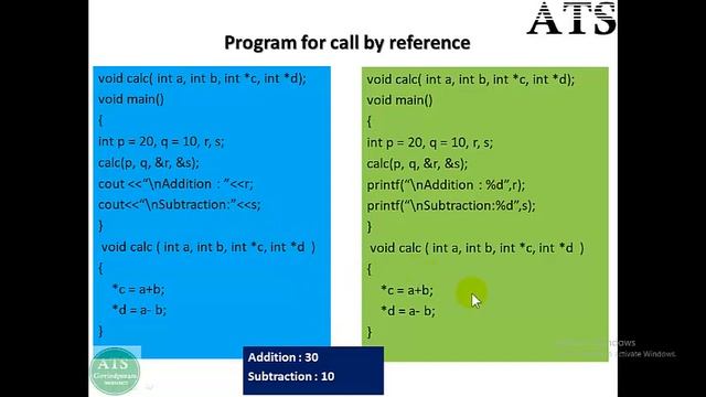 use pointers to return more than one values from functions смотреть онлайн