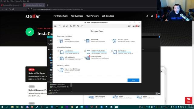 Data Recovery With Stellar Data Recovery Professional | Recover Lost Files | Nico Knows Tech смотреть онлайн