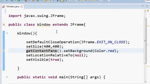 Java Swing Programming Tutorial 2 - Creating A Colorful Window смотреть онлайн