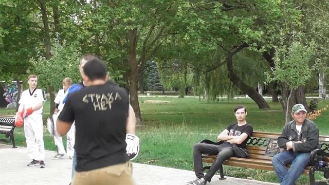 День молодежи 2018, Симферополь, кикбоксинг, работа на лапах 7 смотреть онлайн