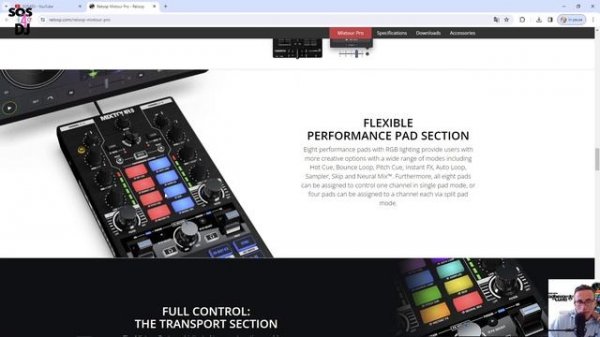 Reloop Mixtour Pro New Djay PRO Controller